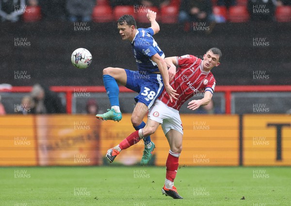 020324 - Bristol City v Cardiff City, EFL Sky Bet Championship - Perry Ng of Cardiff City and Jason Knight of Bristol City compete for the ball