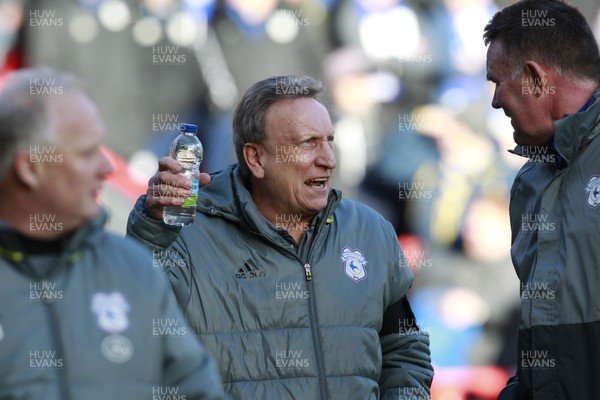 140117 - Bristol City v Cardiff City - Sky Bet Championship  Cardiff City Manager Neil Warnock before the match by Huw Evans Agency