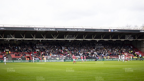 100324 - Bristol City v Swansea City - Sky Bet Championship - A general view of the Atyeo Stand at Ashton Gate during the first half