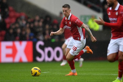 221125 - Bristol City v Swansea City - Sky Bet Championship - Emil Riis Jakobsen of Bristol City
