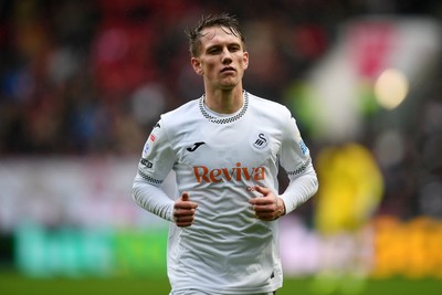 221125 - Bristol City v Swansea City - Sky Bet Championship - Ethan Galbraith of Swansea City