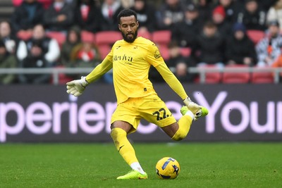 221125 - Bristol City v Swansea City - Sky Bet Championship - Lawrence Vigouroux of Swansea City