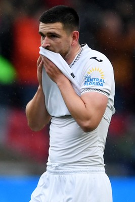 221125 - Bristol City v Swansea City - Sky Bet Championship - Dejected Zan Vipotnik of Swansea City