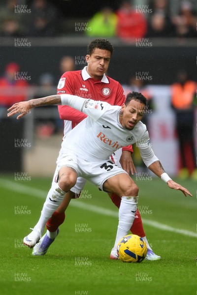 221125 - Bristol City v Swansea City - Sky Bet Championship - Ronald of Swansea City