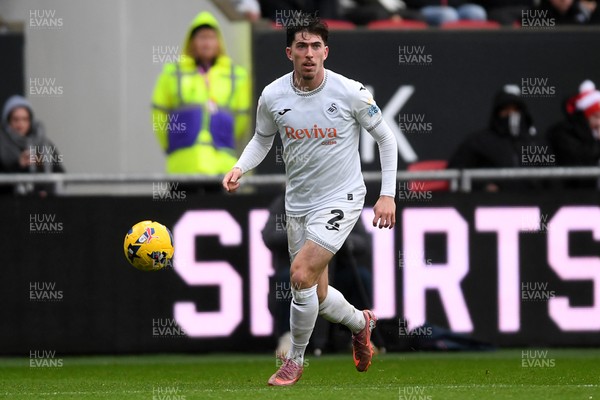 221125 - Bristol City v Swansea City - Sky Bet Championship - Josh Key of Swansea City