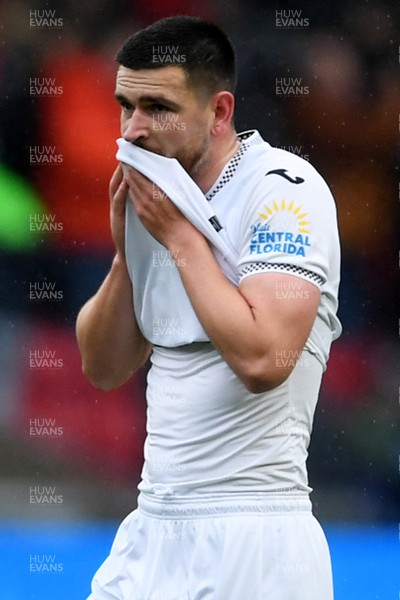 221125 - Bristol City v Swansea City - Sky Bet Championship - Dejected Zan Vipotnik of Swansea City