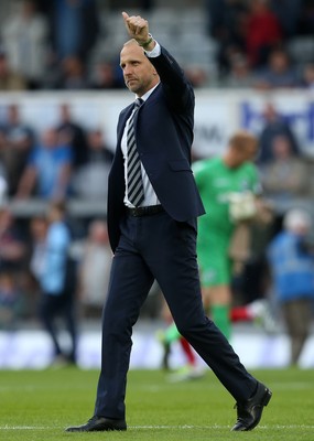 110816 - Bristol Rovers v Cardiff City - EFL Cup - Cardiff Manager Paul Trollope