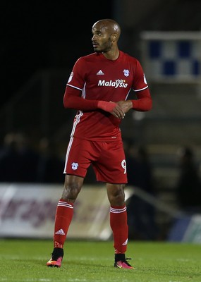 110816 - Bristol Rovers v Cardiff City - EFL Cup - Frederic Gounongbe of Cardiff City at full time