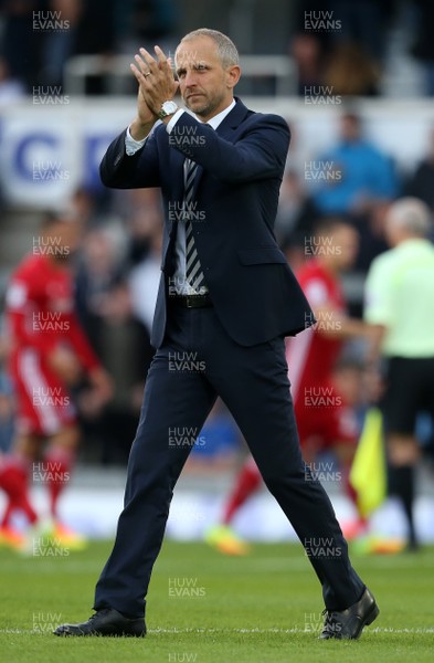 110816 - Bristol Rovers v Cardiff City - EFL Cup - Cardiff Manager Paul Trollope