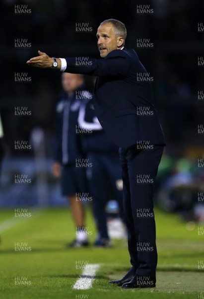 110816 - Bristol Rovers v Cardiff City - EFL Cup - Cardiff Manager Paul Trollope