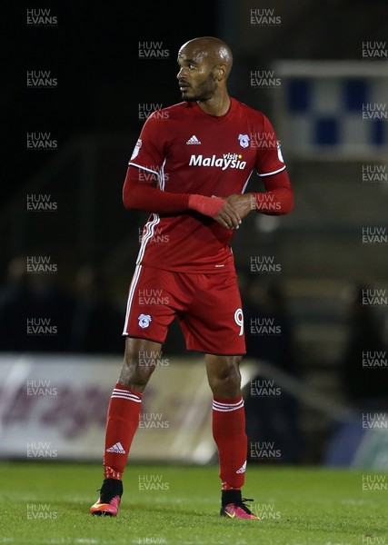 110816 - Bristol Rovers v Cardiff City - EFL Cup - Frederic Gounongbe of Cardiff City at full time