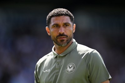 220826 - Bristol Rovers v Newport County - Sky Bet League 2 - Newport County Head Coach, Hayden Mullins
