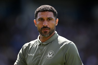 220826 - Bristol Rovers v Newport County - Sky Bet League 2 - Newport County Head Coach, Hayden Mullins