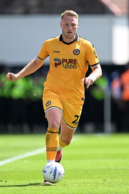 220826 - Bristol Rovers v Newport County - Sky Bet League 2 - Cameron Norman of Newport County
