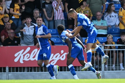 220826 - Bristol Rovers v Newport County - Sky Bet League 2 - Ben Purrington of Bristol Rovers scores a goal