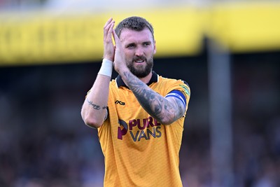 220826 - Bristol Rovers v Newport County - Sky Bet League 2 - Kyle Cameron of Newport County at full time