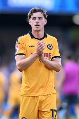 220826 - Bristol Rovers v Newport County - Sky Bet League 2 - Alfie Merritt of Newport County at full time