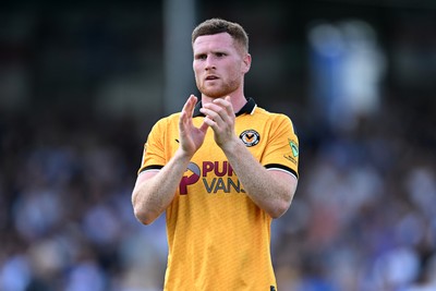 220826 - Bristol Rovers v Newport County - Sky Bet League 2 - Lee Jenkins of Newport County at full time