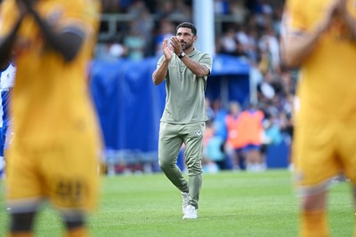 220826 - Bristol Rovers v Newport County - Sky Bet League 2 - Newport County Head Coach, Hayden Mullins at full time