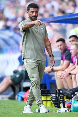 220826 - Bristol Rovers v Newport County - Sky Bet League 2 - Newport County Head Coach, Hayden Mullins
