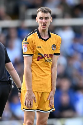220826 - Bristol Rovers v Newport County - Sky Bet League 2 - Ciaran Brennan of Newport County