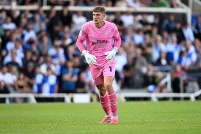 220826 - Bristol Rovers v Newport County - Sky Bet League 2 - Jordan Wright of Newport County comes up for a corner