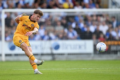 220826 - Bristol Rovers v Newport County - Sky Bet League 2 - Cameron Evans of Newport County