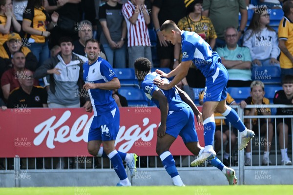 220826 - Bristol Rovers v Newport County - Sky Bet League 2 - Ben Purrington of Bristol Rovers scores a goal