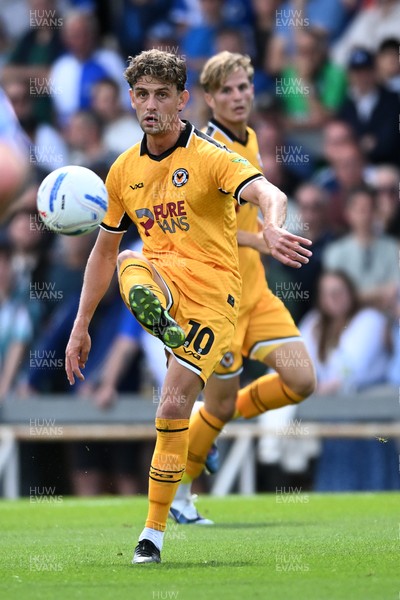 220826 - Bristol Rovers v Newport County - Sky Bet League 2 - Harrison Biggins of Newport County 