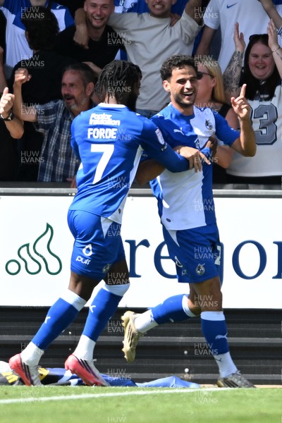 220826 - Bristol Rovers v Newport County - Sky Bet League 2 - Fabrizio Cavegn of Bristol Rovers scores a goal