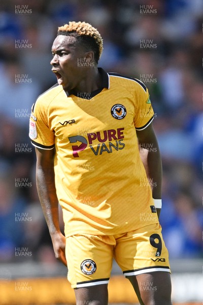 220826 - Bristol Rovers v Newport County - Sky Bet League 2 - Shaquille Gwengwe of Newport County