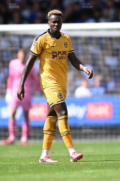 220826 - Bristol Rovers v Newport County - Sky Bet League 2 - Shaquille Gwengwe of Newport County