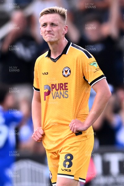 220826 - Bristol Rovers v Newport County - Sky Bet League 2 - Dejected Matt Smith of Newport County after Bristol score their 5th goal