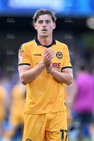 220826 - Bristol Rovers v Newport County - Sky Bet League 2 - Alfie Merritt of Newport County at full time