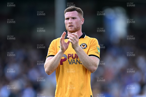 220826 - Bristol Rovers v Newport County - Sky Bet League 2 - Lee Jenkins of Newport County at full time