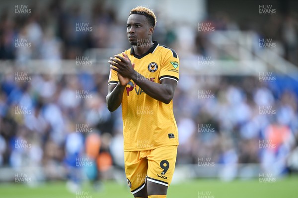 220826 - Bristol Rovers v Newport County - Sky Bet League 2 - Shaquille Gwengwe of Newport County at full time