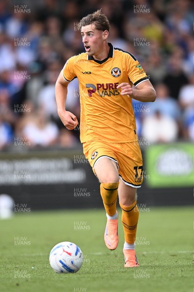 220826 - Bristol Rovers v Newport County - Sky Bet League 2 - Alfie Merritt of Newport County