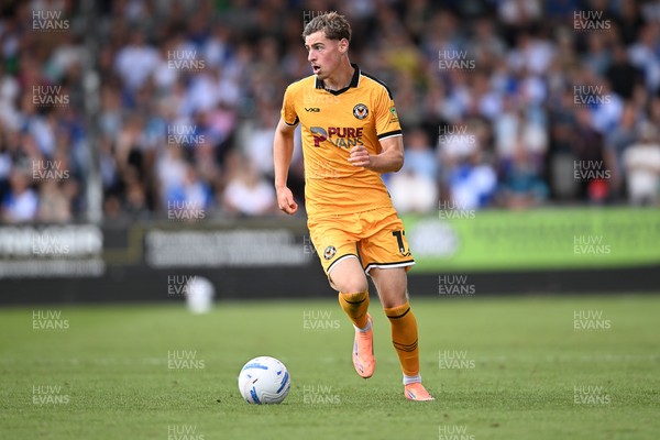 220826 - Bristol Rovers v Newport County - Sky Bet League 2 - Alfie Merritt of Newport County