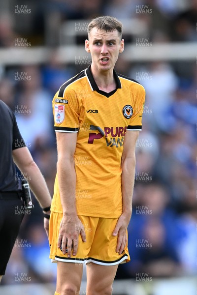 220826 - Bristol Rovers v Newport County - Sky Bet League 2 - Ciaran Brennan of Newport County