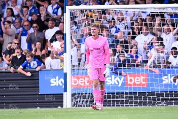 220826 - Bristol Rovers v Newport County - Sky Bet League 2 - Dejected Jordan Wright of Newport County
