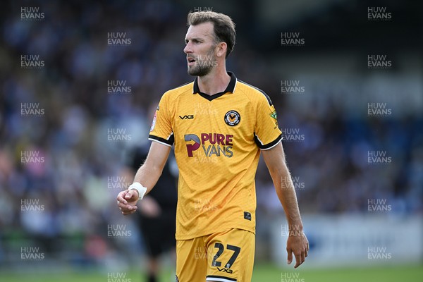 220826 - Bristol Rovers v Newport County - Sky Bet League 2 - Christian Doidge of Newport County