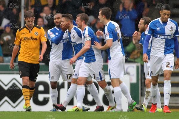 241015 - Bristol Rovers v Newport County - Sky Bet League 2 -Billy Bodin of Bristol Rovers celebrates scoring the equalizer