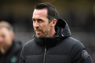 310126 - Bristol Rovers v Newport County - Sky Bet League 2 - Newport County Head Coach, Christian Fuchs