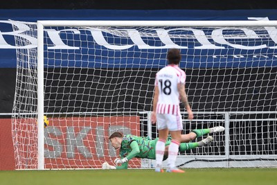 310126 - Bristol Rovers v Newport County - Sky Bet League 2 - Yusuf Akhamrich of Bristol Rovers scores the first goal of the game