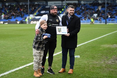 310126 - Bristol Rovers v Newport County - Sky Bet League 2 - David Pipe is recognised for his time at Bristol Rovers