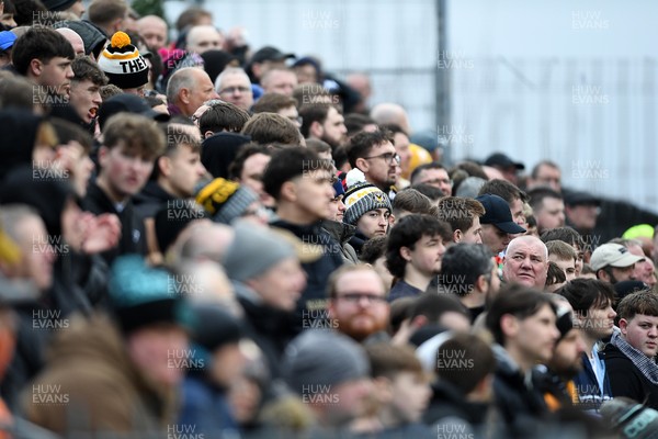 310126 - Bristol Rovers v Newport County - Sky Bet League 2 - A packed away end of Newport supporters