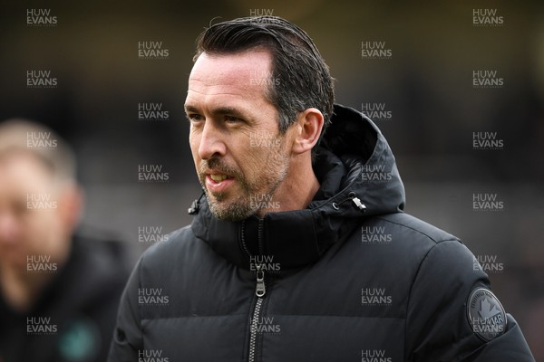 310126 - Bristol Rovers v Newport County - Sky Bet League 2 - Newport County Head Coach, Christian Fuchs