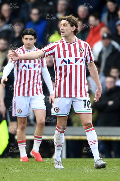 310126 - Bristol Rovers v Newport County - Sky Bet League 2 - Harrison Biggins of Newport County