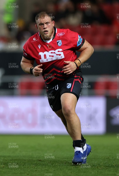 111122 - Bristol Bears v Cardiff Rugby - Friendly - Corey Domachowski of Cardiff