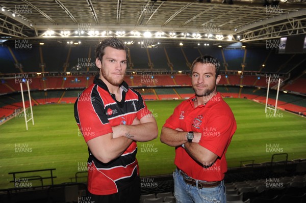 18.11.09 - British and Irish Cup Launch - Chris Davies(Aberavon) and Craig Hawkins(Llanelli) 